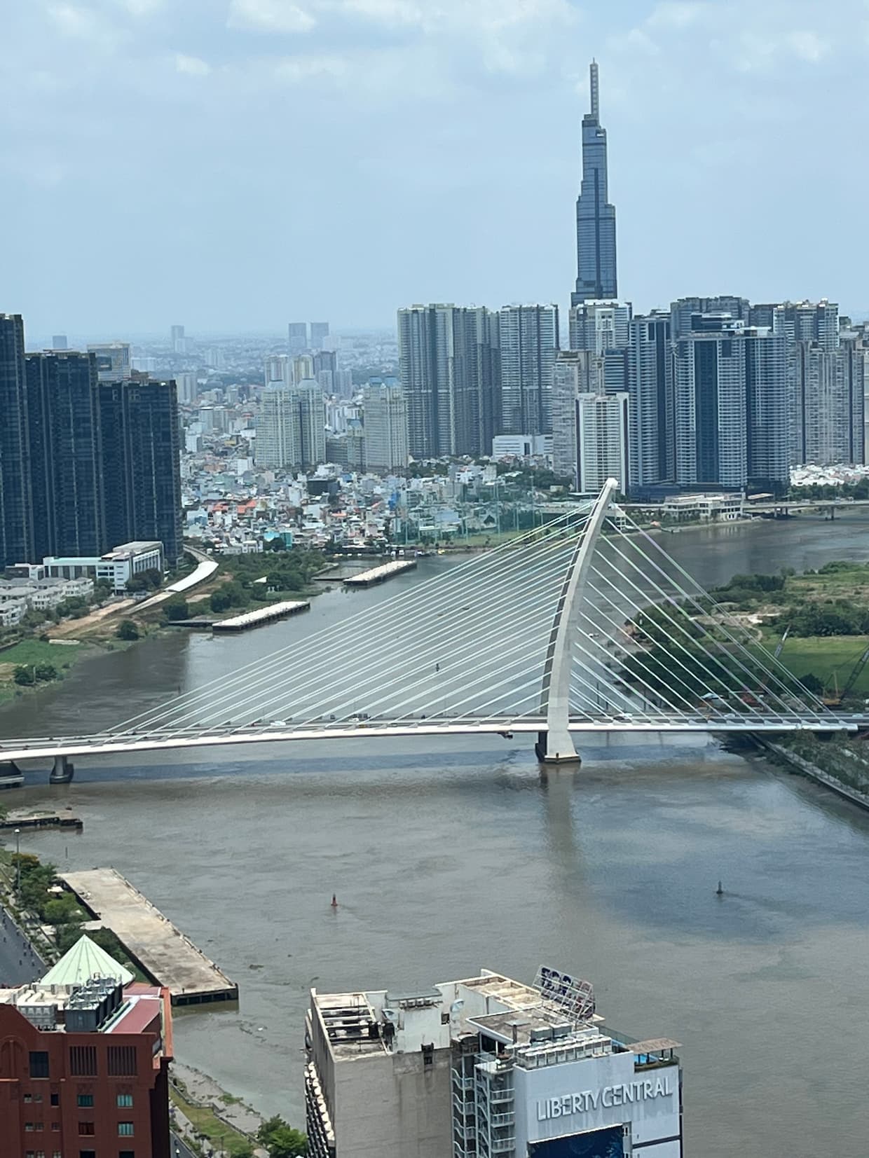 Saigon River bridge